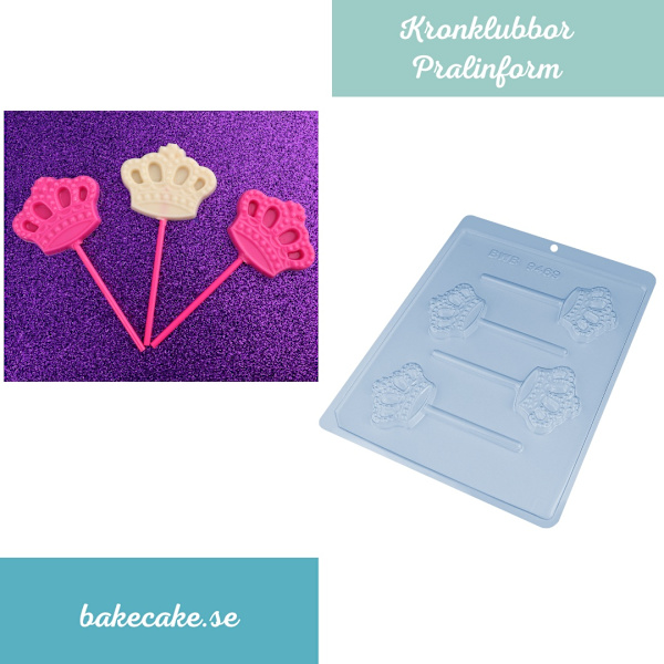 Pralinform Krona Klubba Chokladform - BWB 9469 Transparent