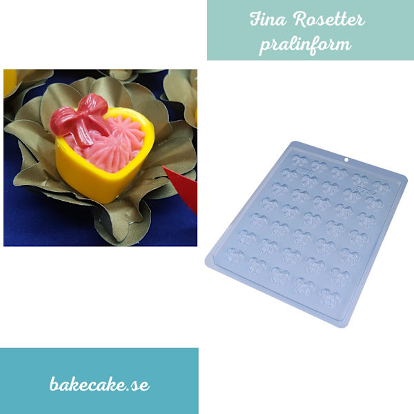 Pralinform Rosett Chokladform - BWB 9784 Transparent