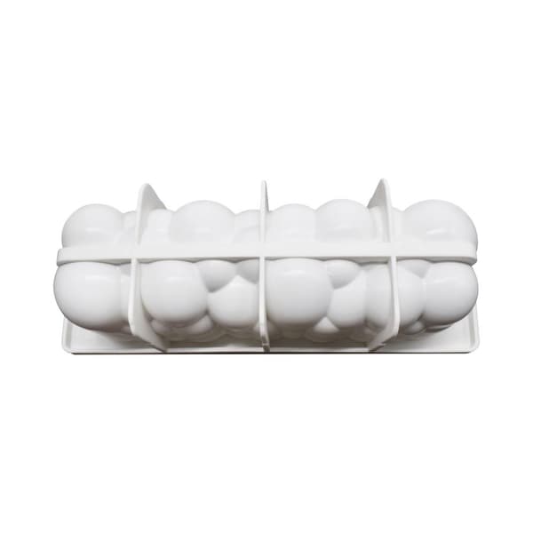 3D Bolle avlång SIlikonform  Bubble Mousseform Bubblig multifärg