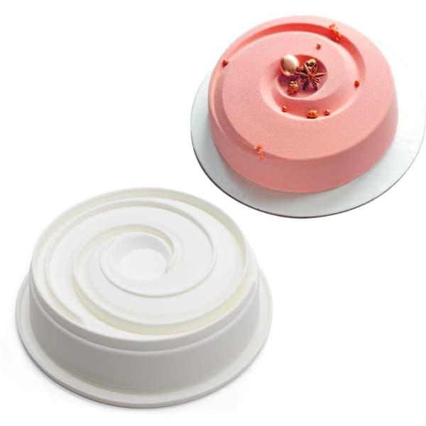 Mousseform Vortex 3D Spiral Silikonform Vit
