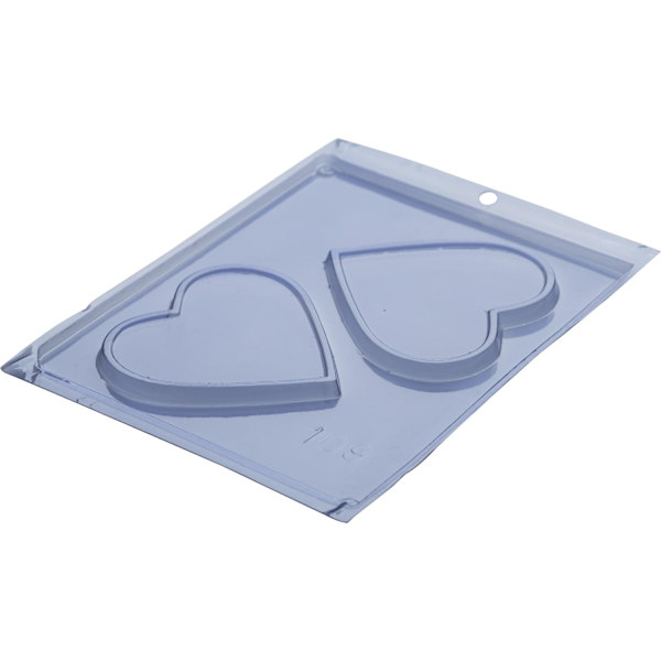 Pralinform Hjärta Chokladform - Porto Formas 109 Transparent