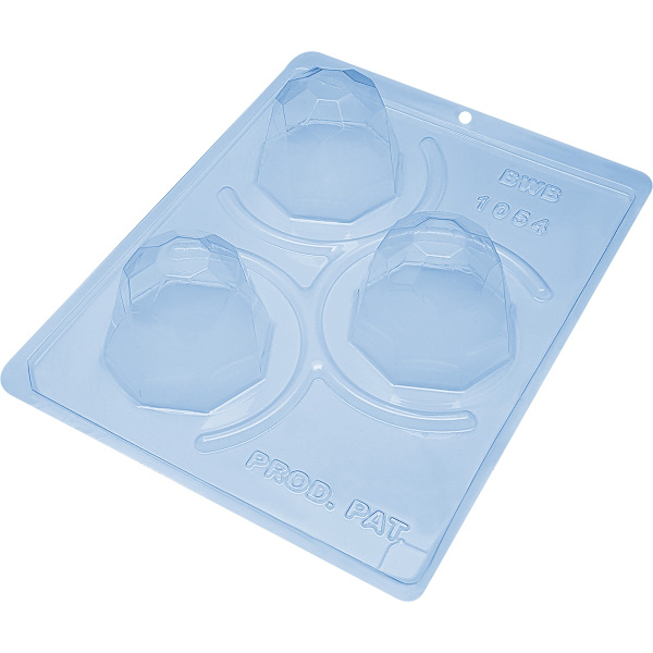 Pralinform Kupol Diamant Chokladform - BWB 1054 - Special 3 Part Mold Transparent