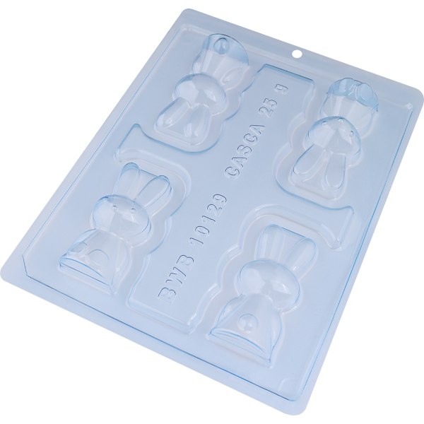 Pralinform Kaniner - BWB 10129 - Special 3 Part Mold Transparent