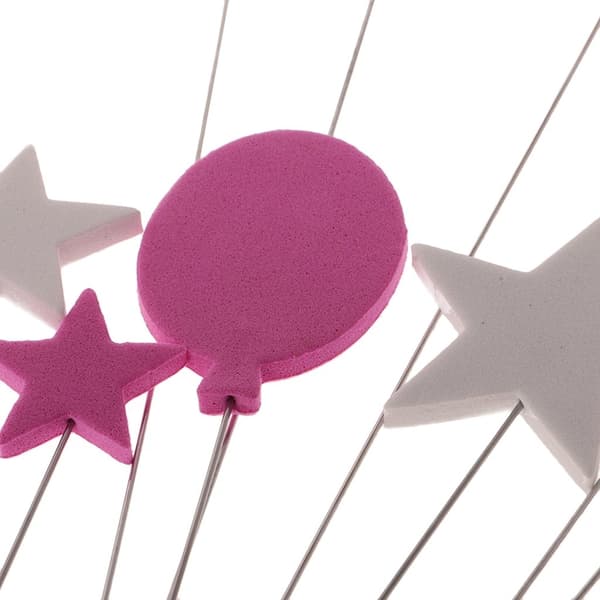 Cake Topper Stjärnor Ballonger multifärg