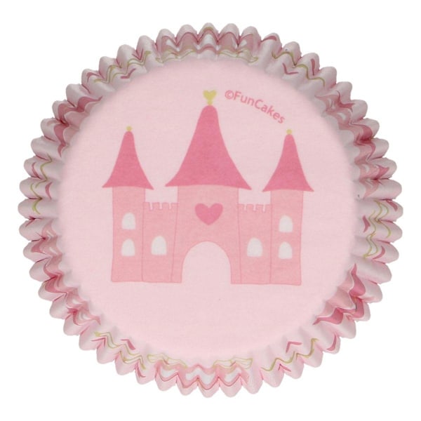 Muffinsformar Prinsessa 48st- Funcakes Rosa