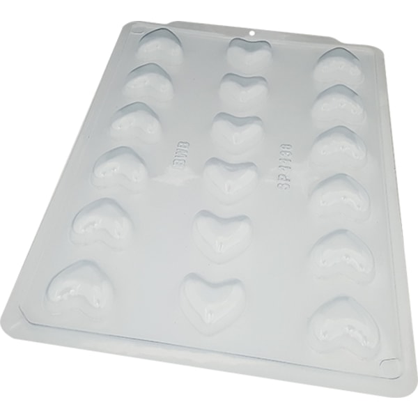 BWB Simple Mold - Bombom 3589 - Pralinform Chokladform Transparent