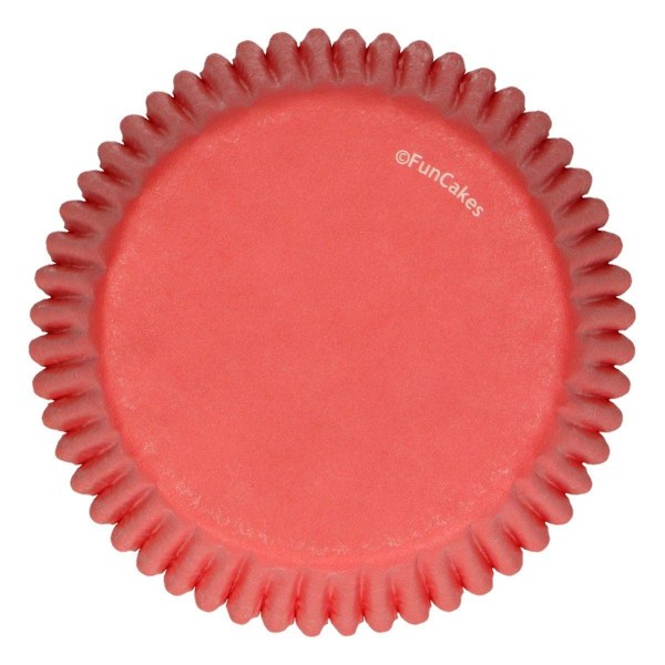 Röda Muffinsformar Jul, 48 st - FunCakes Cupcakes Röd