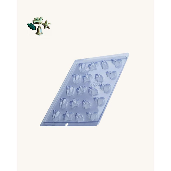 Pralinform Julmotiv Chokladform - Porto Formas 600 Transparent