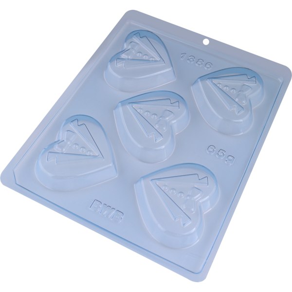 Pralinform Hjärta Chokladform - BWB 1386 Transparent