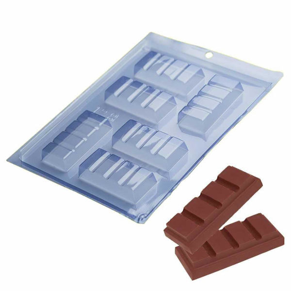 Pralinform Block Chokladform - Porto Formas 128 Transparent