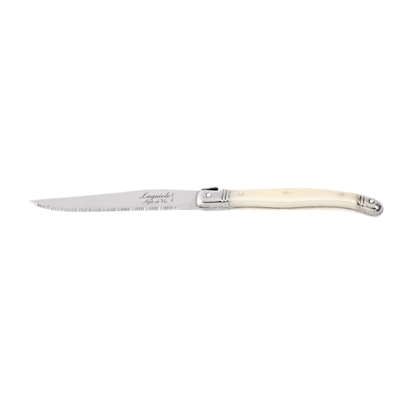 Grillknivar Laguiole Pearl SET 6 SdV Varm vit