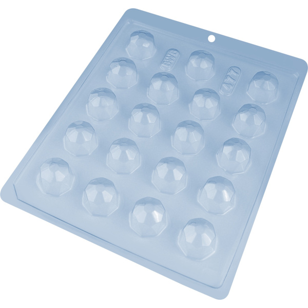 Pralinform Diamant Kupoler Chokladform - BWB 477 Transparent
