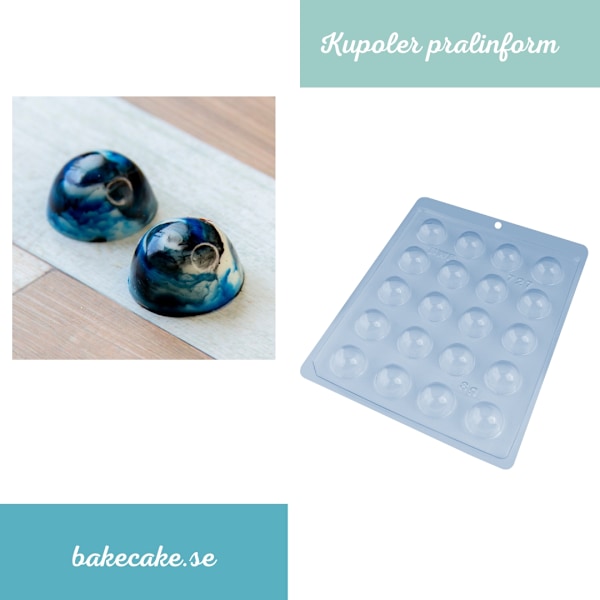 Pralinform Kupol 20st Chokladform - BWB 727 Transparent