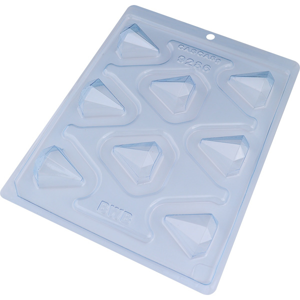Pralinform Diamant Chokladform - BWB 9286 - Special 3 Part Mold Transparent