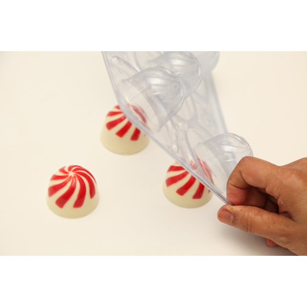Pralinform Kupol Chokladform - BWB 1018 - Special 3 Part Mold Transparent