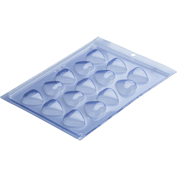 Pralinform Hjärta Chokladform - Porto Formas 525 Transparent