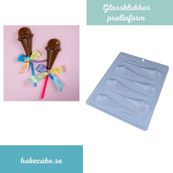 Pralinform Glass - Strut Klubba - Ice Cream - BWB 368 Transparent