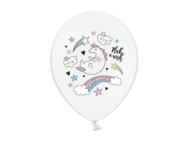Ballonger Unicorn Vit
