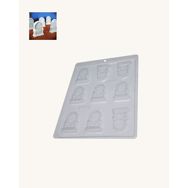 BWB Simple Mold - Lápide 9742 - Pralinform Gravstenar Transparent