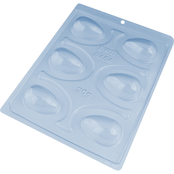 Pralinform Ägg 30g - BWB 9454 - Special 3 Part Mold Transparent