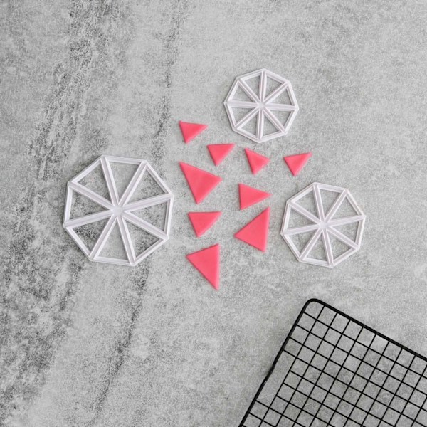 Vimplar Utstickare 3-pack | Trianglar Vit