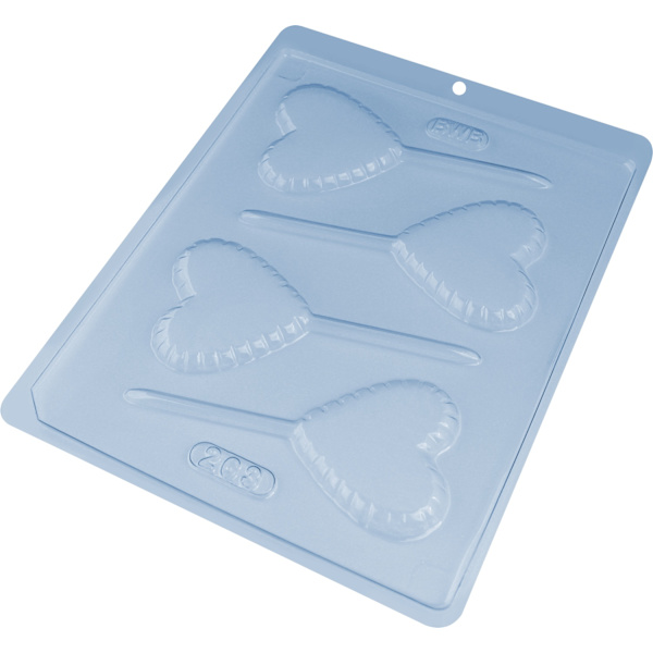 Pralinform Hjärta Chokladform - BWB 263 Transparent