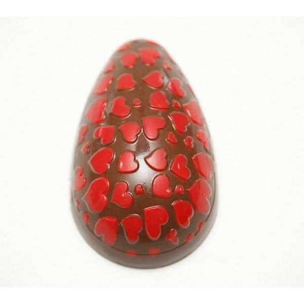 Pralinform Ägg Hjärtan 250g - Chokladform - BWB 9336 - Special 3 Part Mold Transparent