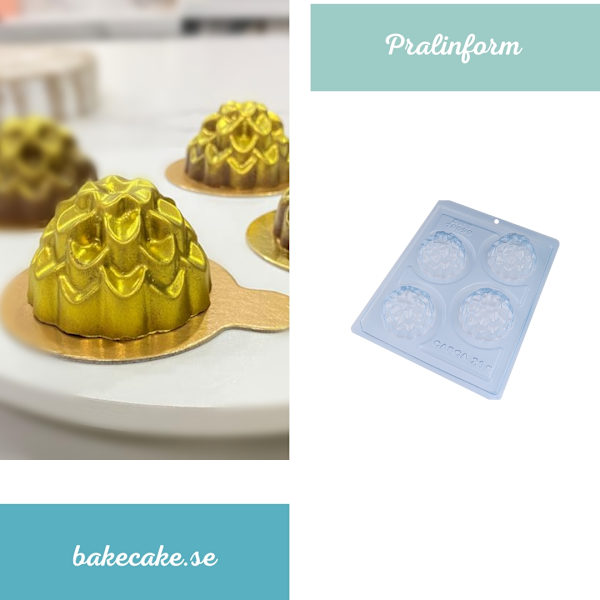Pralinform Kaksform Chokladform - BWB 10099 - Special 3 Part Mold Transparent