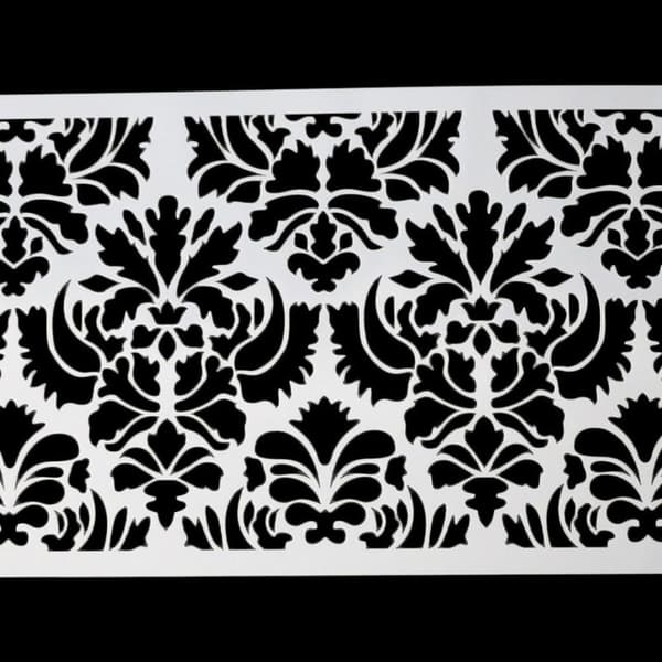Damask Schablon Tårta Bröllopstårta Dekorera Stencil multifärg