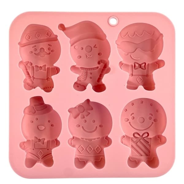 Silikon Julform - Pepparkaksgubbar | Pepparkaksform Silikonform Rosa