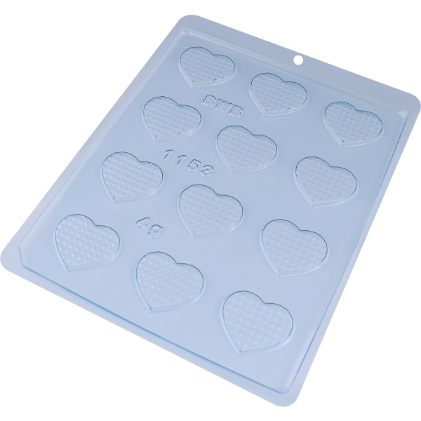 Pralinform Hjärta Chokladform - BWB 1153 Transparent