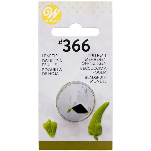 Wilton Decorating Tip #366 Leaf Carde multifärg