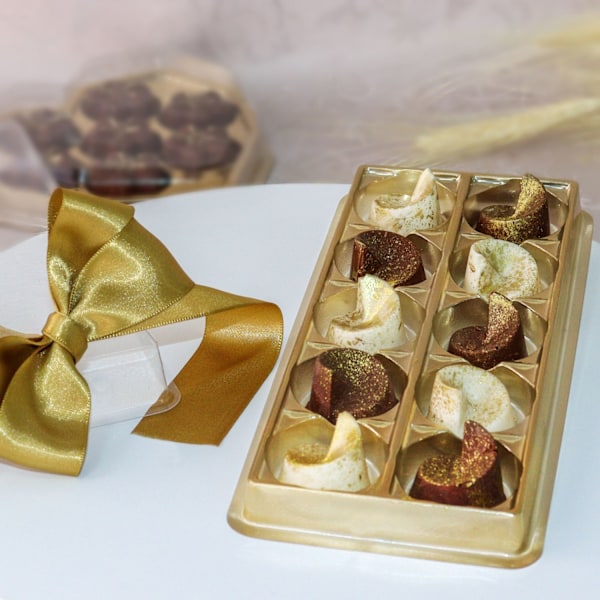 Pralinform Elegant Dessert Chokladform - BWB 9524 Transparent