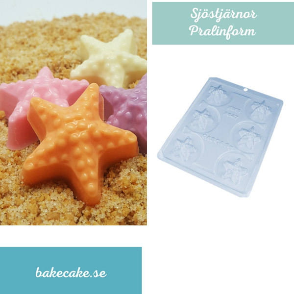 Pralinform Sjöstjärna - BWB 9647 - Special 3 Part Mold Transparent