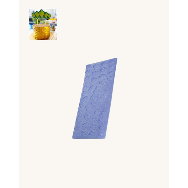 Pralinform Kaktus Chokladform - Porto Formas 872 Transparent