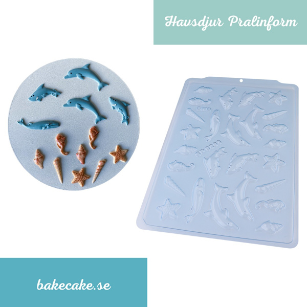 Pralinform Havsdjur Chokladform - BWB 3603 - SP 9293 Transparent