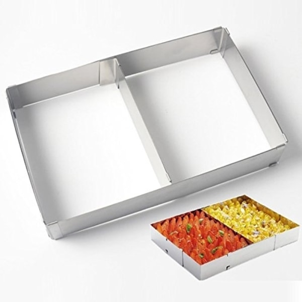 Justerbar Rektangulär Anslagsring Silver