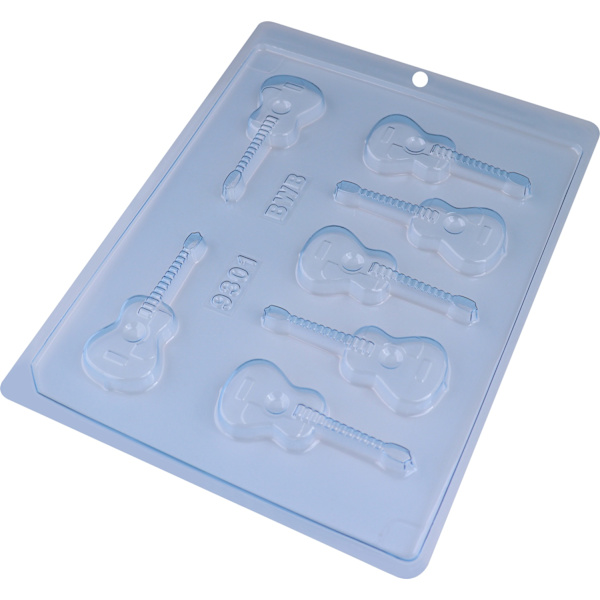 Pralinform Gitarr Chokladform - BWB 9301 Transparent