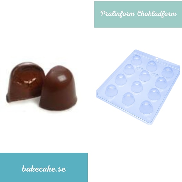 BWB Simple Mold - 04 - Pralinform Chokladform Transparent