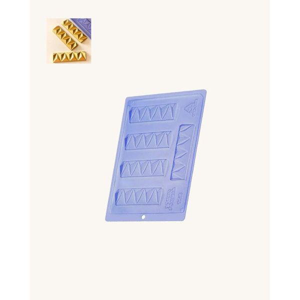 Pralinform Block Diamant - Chokladform - Porto Formas 158 Transparent