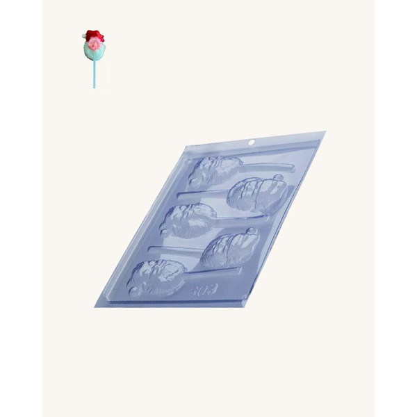 Pralinform Jultomte Chokladform - Porto Formas 603 Transparent