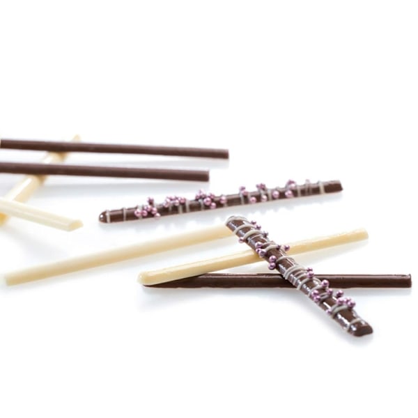 Cigarr Pralinform 6st Praliner Polykarbonat Chokladform - Decora multifärg