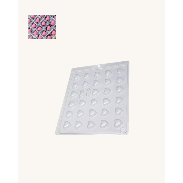 Pralinform Hjärta Chokladform - BWB 242 Transparent