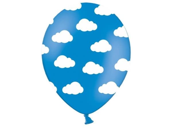 Ballonger Moln - Blå 30cm Blå