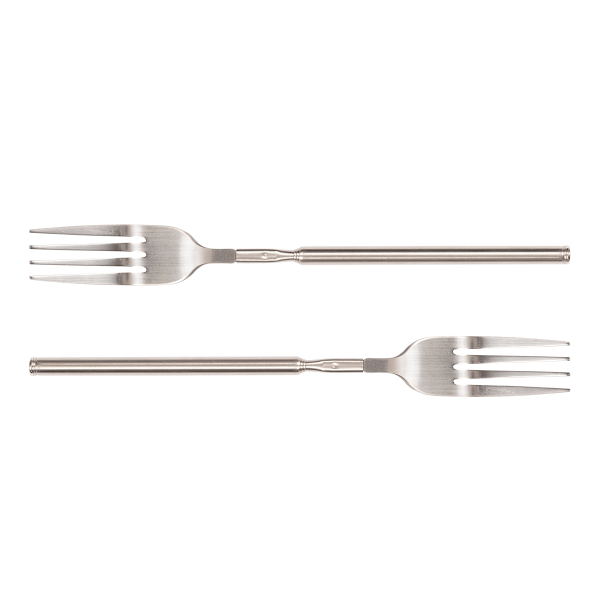 Grillgaffel 2-pack TELESKOP HOME Silver