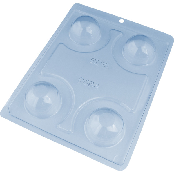 Pralinform Kupol Chokladform - BWB 9452 - Special 3 Part Mold Transparent