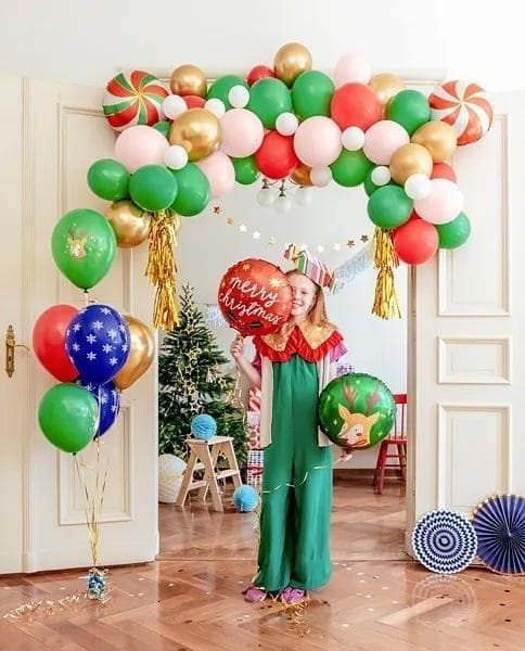 Ballonger- Candy land Jul 30cm 2-pack multifärg