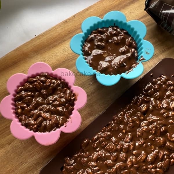 Muffinsformar i Silikon Blommor 6-Pack multifärg