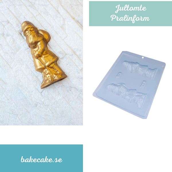 Pralinform Jultomte Chokladform - BWB 162 Transparent