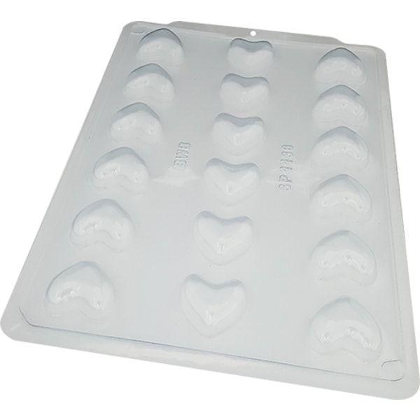 Pralinform Hjärta Chokladform - BWB 3589 Transparent